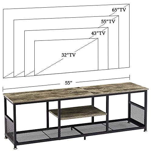 Industrial TV Stand for Televisions up to 65 Inch