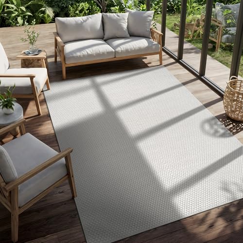 Easy Jute Rug 10x14 Indoor Outdoor Off