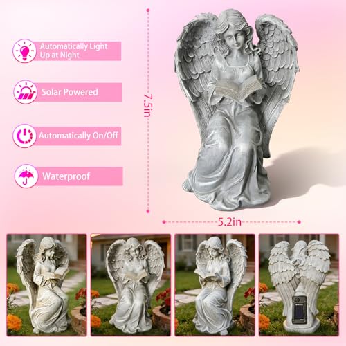 Solar Garden Angel Statue