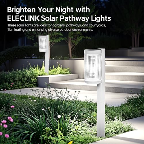 Solar Pathway Lights Outdoor (6 Count)
