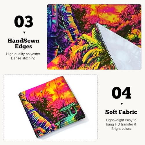 Blacklight Space Astronaut Tapestry UV Reactive Galaxy Planet Glow in Dark Tapestries Black Light Poster Neon Wall Hanging Art for bedroom Living Room
