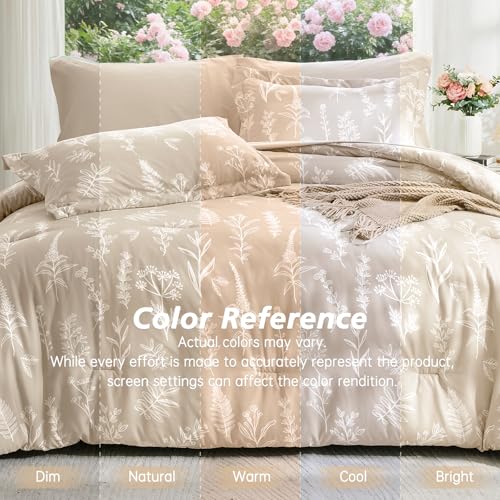Beige Full Comforter Set