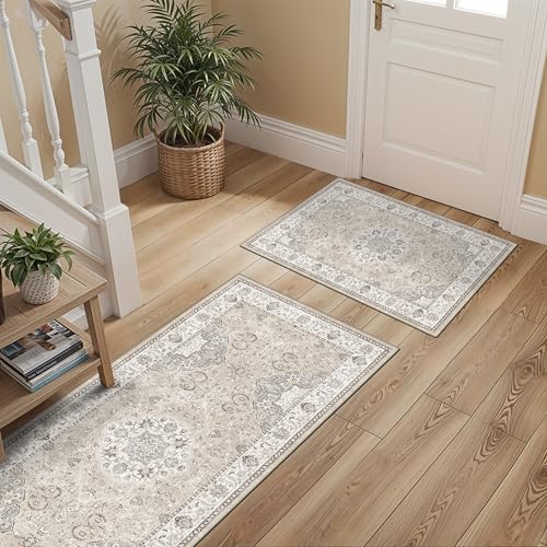 2 Piece Kitchen Runner Rug Set (14 Sq Ft)