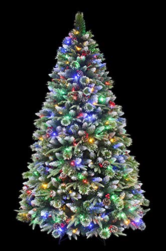 Super Dual Flocked Pine Christmas Tree Pre