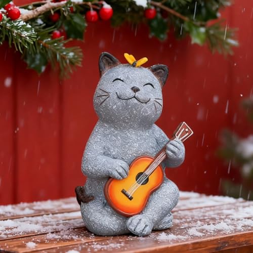 Cat Garden Statue Outdoor Decor