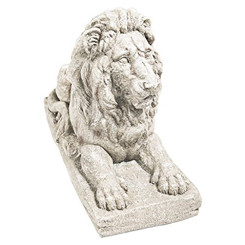 Lyndhurst Manor Lion Sentinel Outdoor Garden Statue