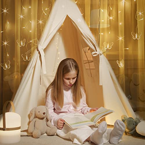 Butterfly Curtain Fairy Lights USB Plug in