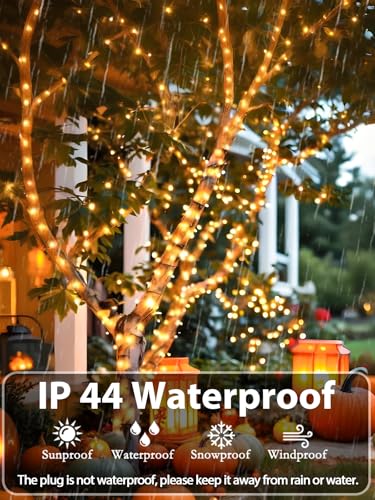 Extendable 108 FT 300 LED Christmas String Lights Indoor Outdoor Warm White