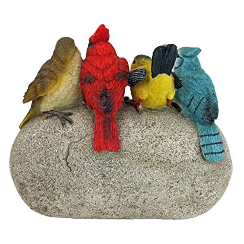 Birdy Welcome Garden Stone Statue