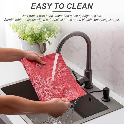 Placemats Set of 4 Washable Indoor (4 Count)