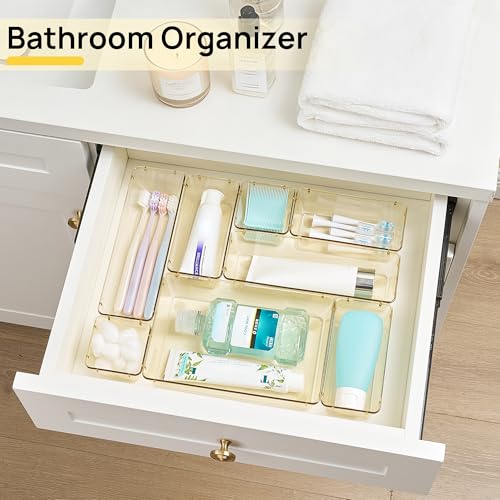 25 Pack Plastic Drawer Organizers with Non (25 Count)