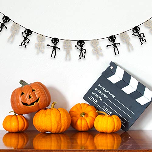 9 Foot Halloween Garland Felt Banner Chain Decorations Indoor & Outdoor (2 Count)