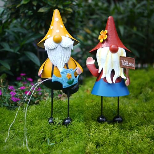 Garden Gnome Statue with Solar Lights