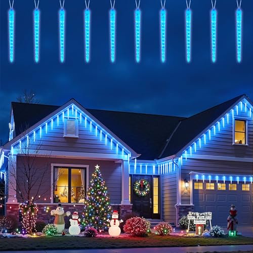 Christmas Meteor Shower Icicle Lights Outdoor (720 Count)