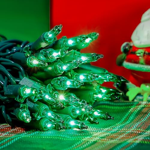 Green St.Patrick's Day Mini String Lights (13 Foot)