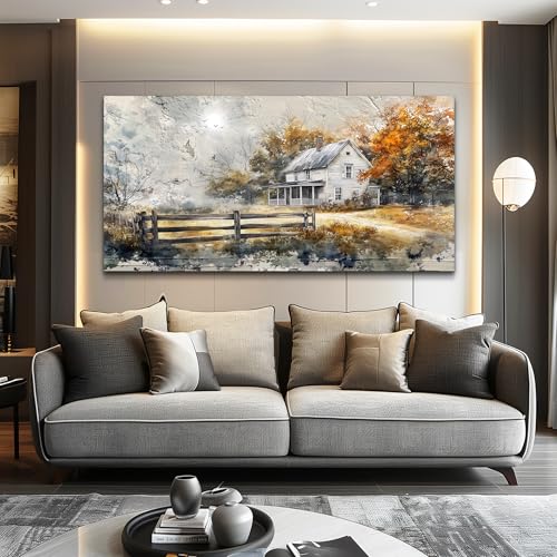 Wall Decor Large Canvas Painting Wall Art For Bedroom Living Room Decoration Abstract Ink Landscape Painting Art Print Picture Room For office Farmhouse Home Decor Home Aesthetics 30x60 In