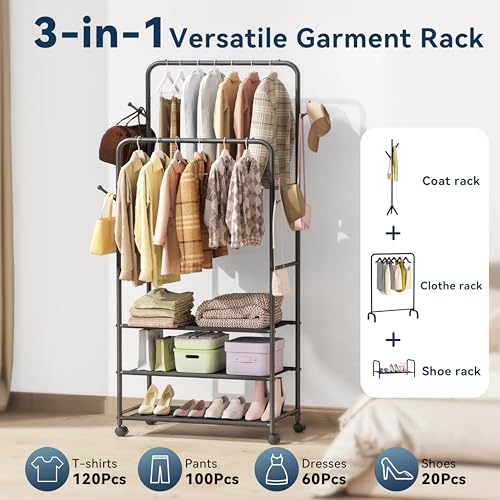 Double Rod Clothes Rack
