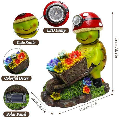 Solar Light Turtle Outdoor Garden
