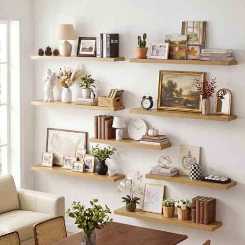 10 Inch Deep Floating Shelves 40” Set of 2 (2 Count)