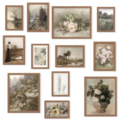 Vintage Wall Art Set (12 Count)