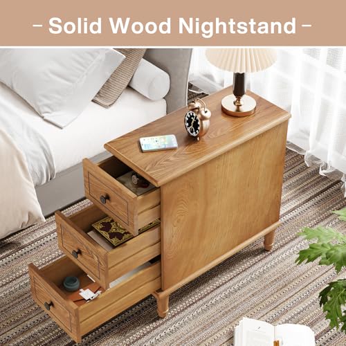 Solid Wood End Table Set of 2 (2 Count)