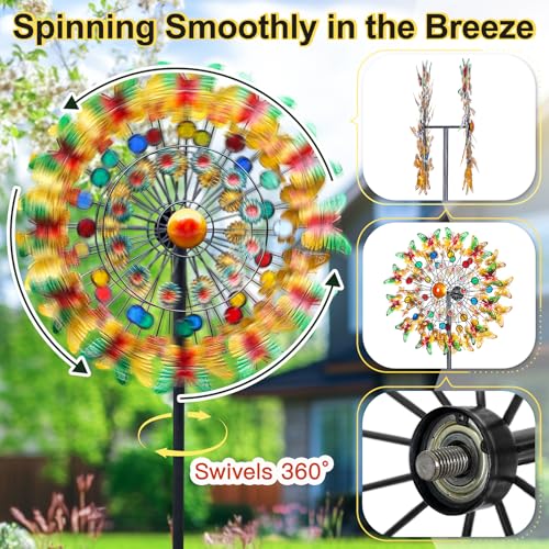 Lairander Butterfly Outdoor Wind Spinners