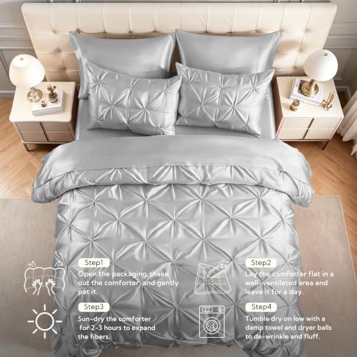 Satin Full Size Comforter Set
