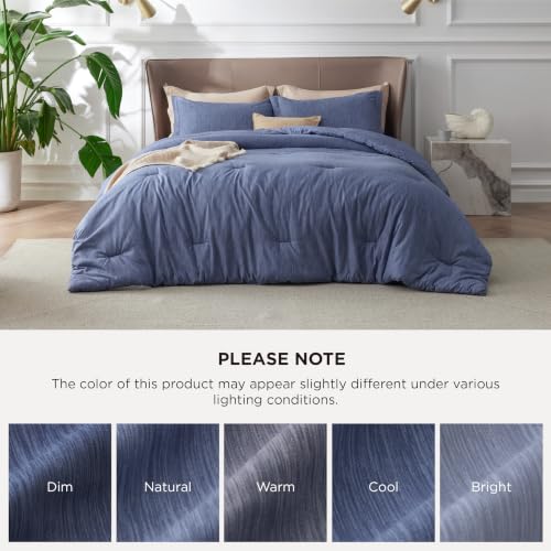 Infinity Blue King Size Comforter Set