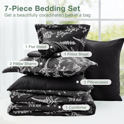 Black Full Comforter Set