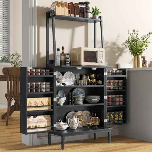 51" Kitchen Baker's Rack with Storage