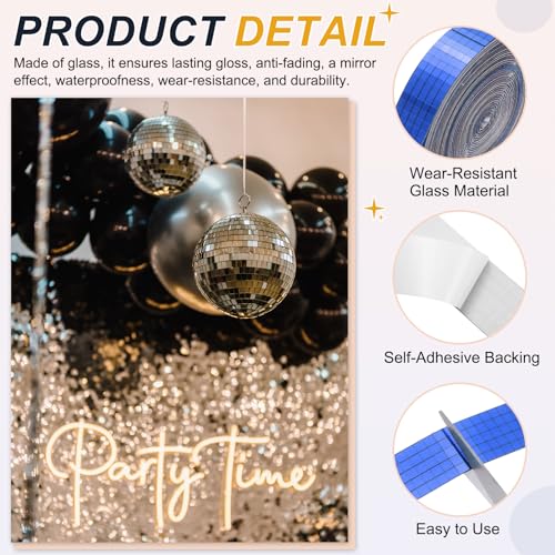 5x5mm Self Adhesive Mirrors Mosaic Tiles (8000 unidad)