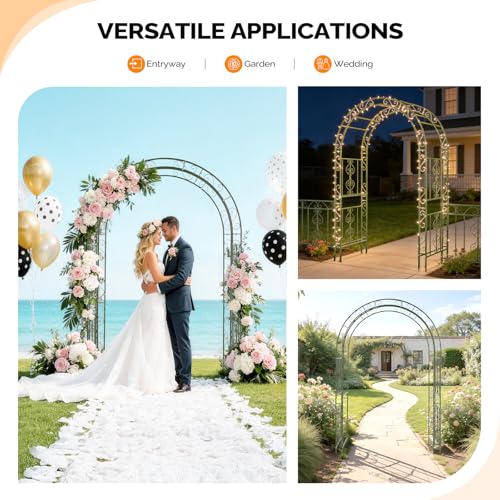 Garden Arbor Double Layer Arch Archway for Wedding Ceremony Party