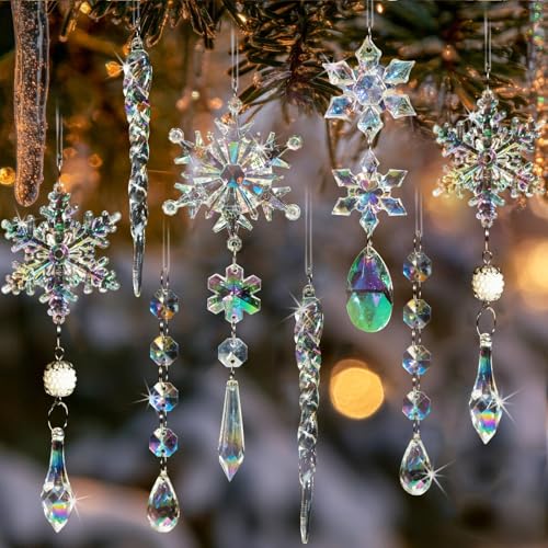 Crystal Christmas Tree Ornaments (32 Count)