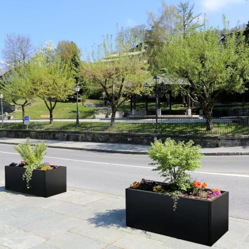 Black Planter Box 36" L x 12" W x 16" H