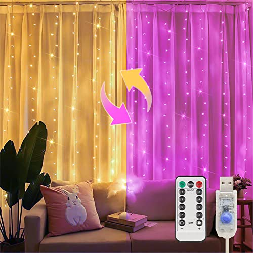 Color Changing Curtain Lights