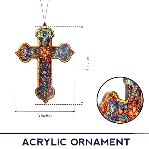 Nativity Cross Christmas Ornament 2026