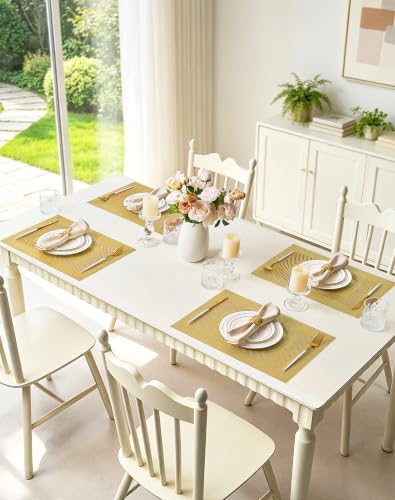 Gold Frame Placemats Set of 8 (8 Count)