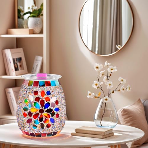 Mosaic Glass Wax Warmer