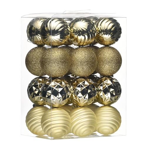 24ct Christmas Ornaments Tree Decorations Set 2.36 Inch (24 Count)