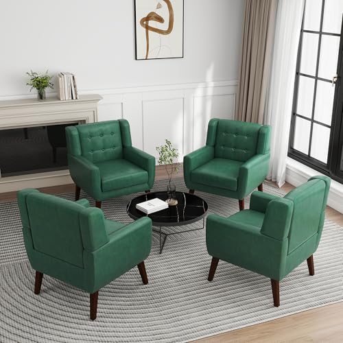 PU Leather Accent Chairs Set of 4 (4 Count)