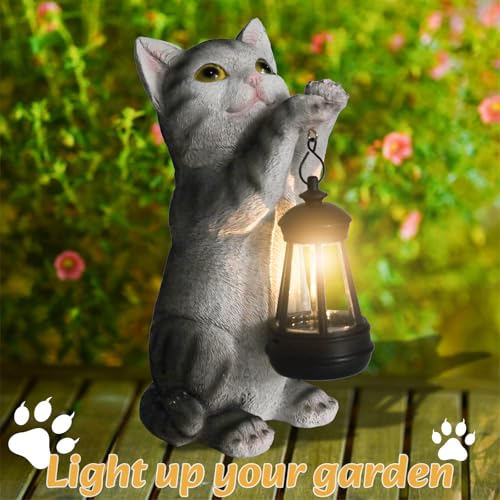 Cat Solar Lights Outdoor Garden