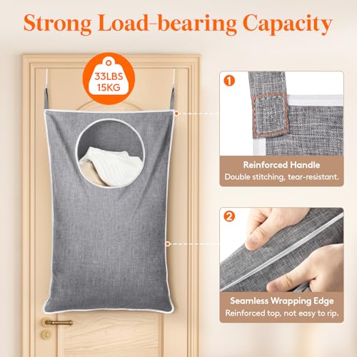 1 Pack Over Door Laundry Hamper