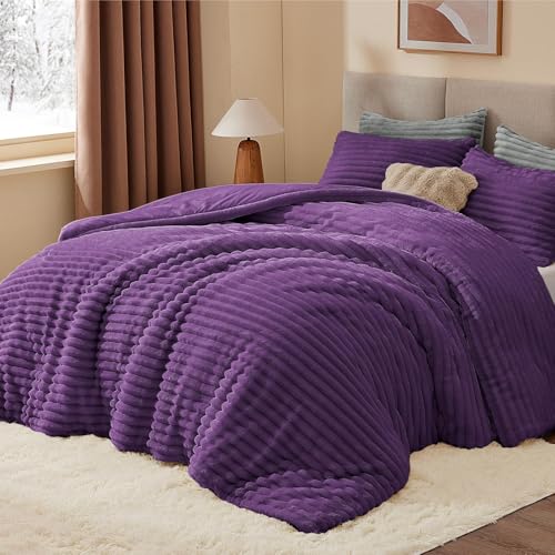 Fleece Full Comforter Set