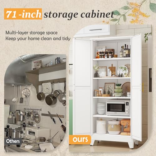 White Pantry Storage Cabinet