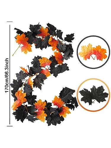 6PCS Premium Artificial Fall Garland (33.6 Foot)