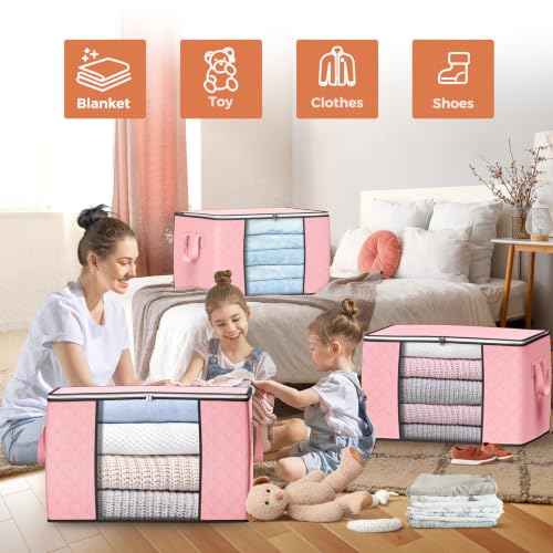 90L Large Storage Bags (4 Count)