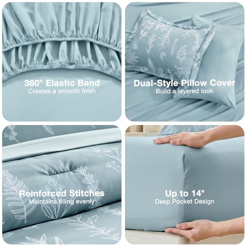 Mineral Blue Full Comforter Set
