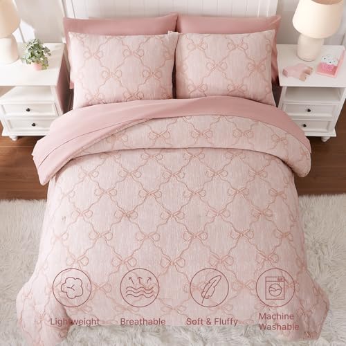 Queen Comforter Set with Sheets for Girls