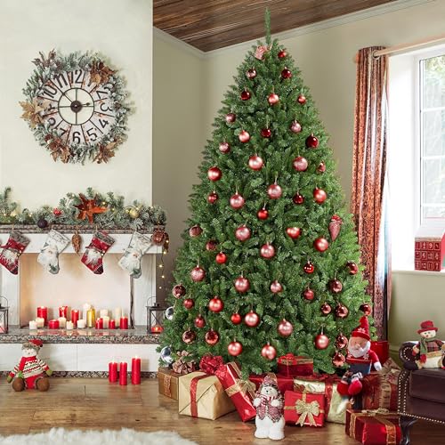 Christmas Tree 7.5ft Unlit Full Artificial Thick Xmas Tree