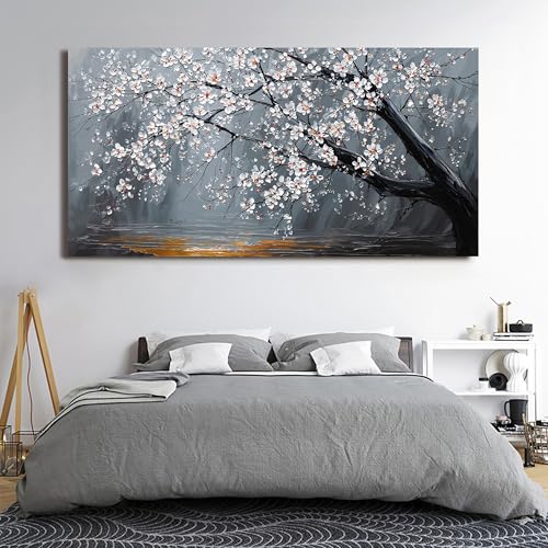 Flower Wall Art Decor Large Canvas Wall Art Decor For Living Room 29"X58"